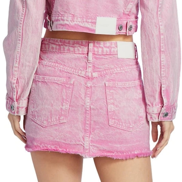 JONATHAN SIMKHAI Malta Mini Denim Wrap Skirt - Picture 4 of 13